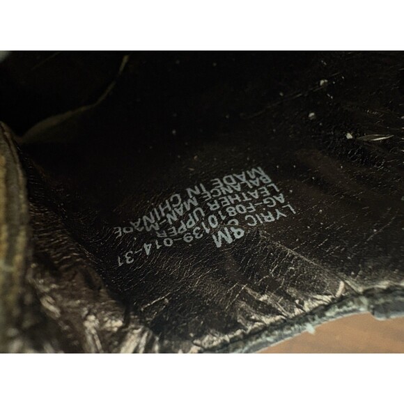 Andrew Geller Mary Jane Brown Leather Upper 8 M 3” Heel Lace Up Ankle Boots - Picture 7 of 7